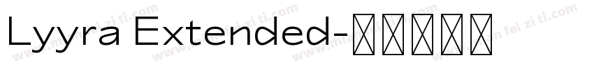 Lyyra Extended字体转换